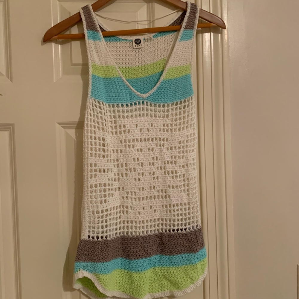 Roxy Crochet Top Nwot